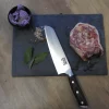 Couteau sontoku 18cm+ tablier noir unisexe sanakaza- coffret élégance cadeau prêt à offrir